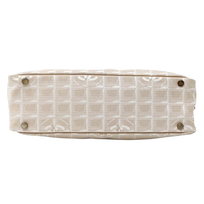 CHANEL シャネル ハンドバッグ ニュートラベル ボーリングバッグ ピンク シルバー金具 ナイロン レディース 【中古】