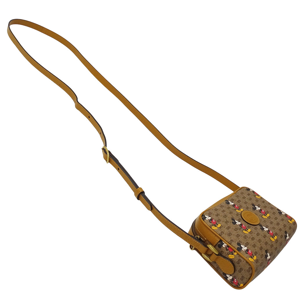 GUCCI グッチ ショルダーバッグ マイクロGG ブラウン 602536 GGスプリームキャンバス レディース 【中古】