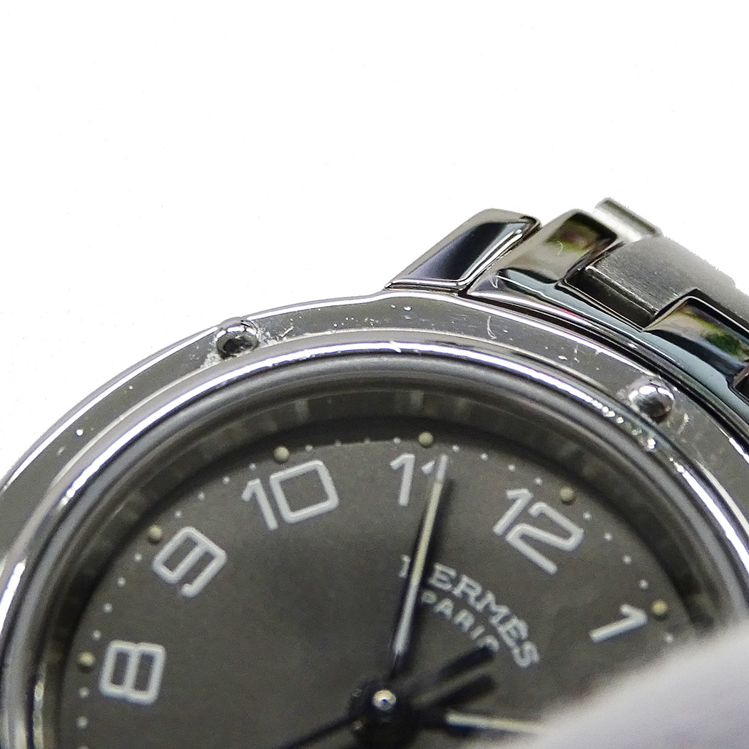 HERMES エルメス クリッパー CL4.210 レディース 腕時計 クオーツ QZ ステンレス 磨き済み【中古】