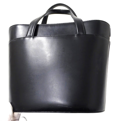BURBERRY バーバリー ハンドバッグ ブラック レザー レディース 【中古】
