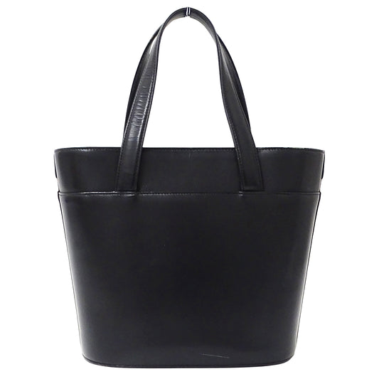 BURBERRY バーバリー ハンドバッグ ブラック レザー レディース 【中古】