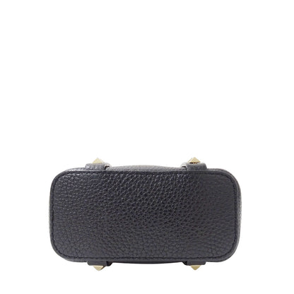 Valentino Garavani ヴァレンティノ・ガラヴァーニ 2wayバッグ ロックスタッズ ブラック ゴールド レザー レディース 【中古】