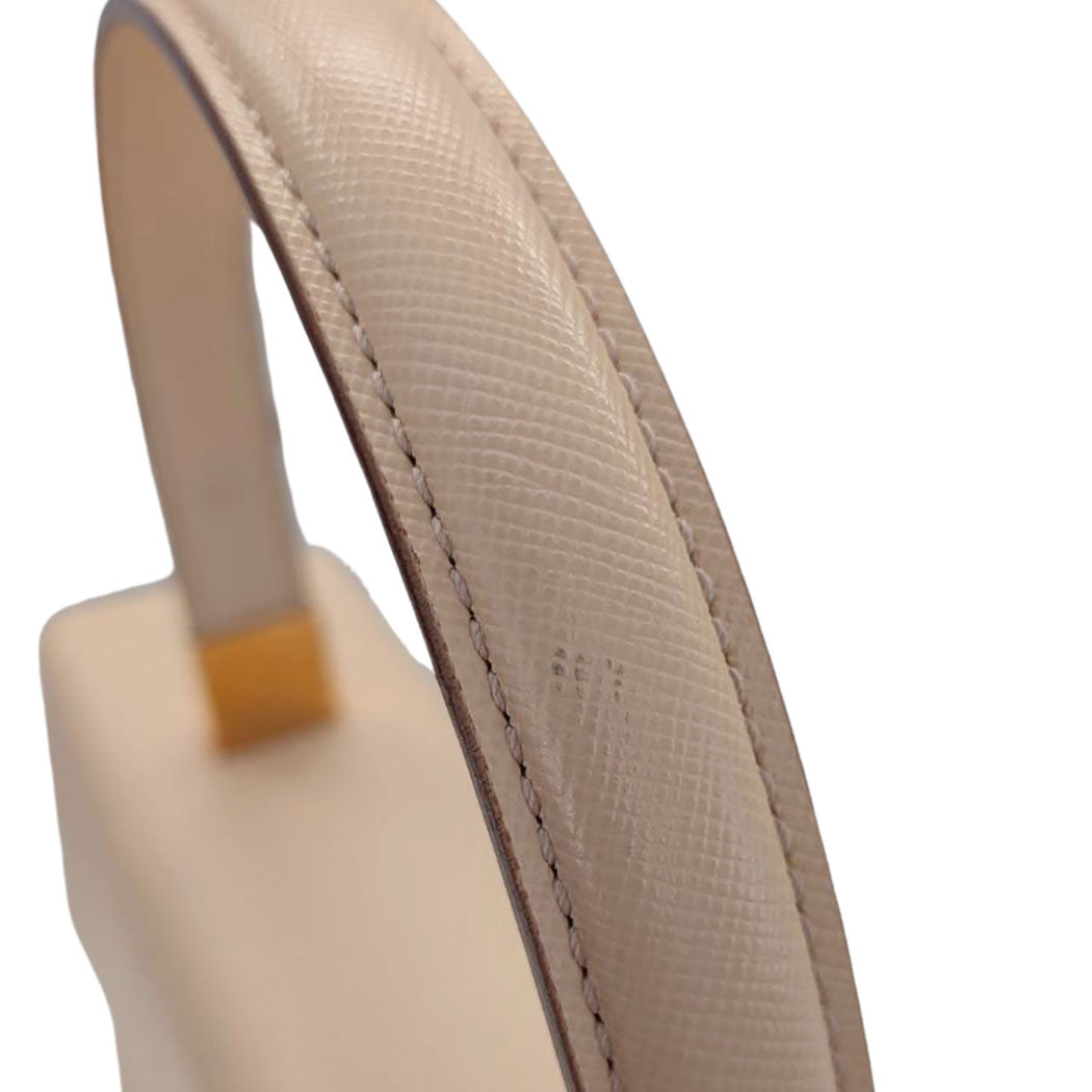 Ferragamo フェラガモ 2wayバッグ ガンチーニ ベージュ ゴールド BA-210290 レザー レディース 【中古】