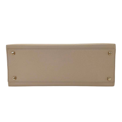 Ferragamo フェラガモ 2wayバッグ ガンチーニ ベージュ ゴールド BA-210290 レザー レディース 【中古】