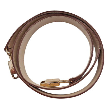 Ferragamo フェラガモ 2wayバッグ ガンチーニ ベージュ ゴールド BA-210290 レザー レディース 【中古】