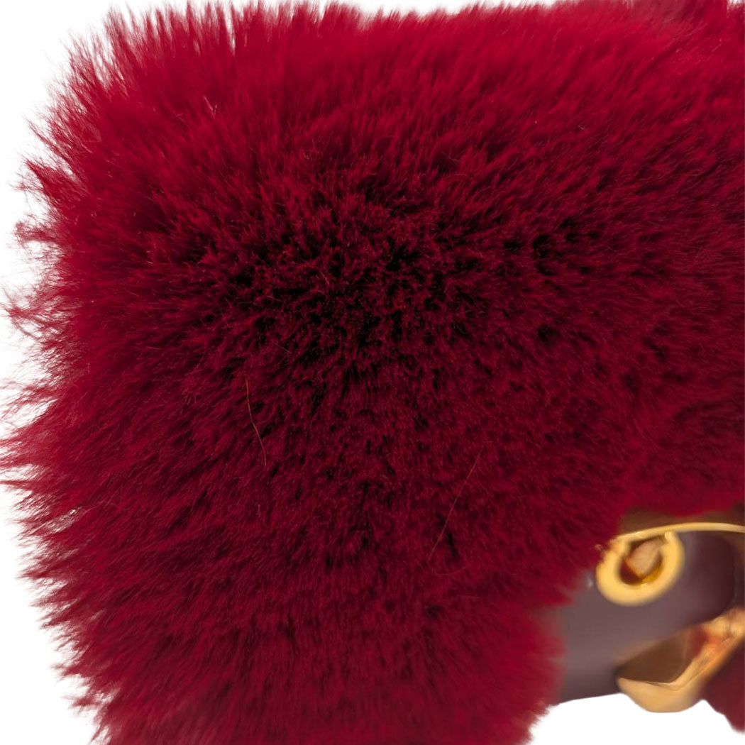 JIMMY CHOO ジミーチュウ マデリン ショルダーバッグ レッド レザー レディース 【中古】