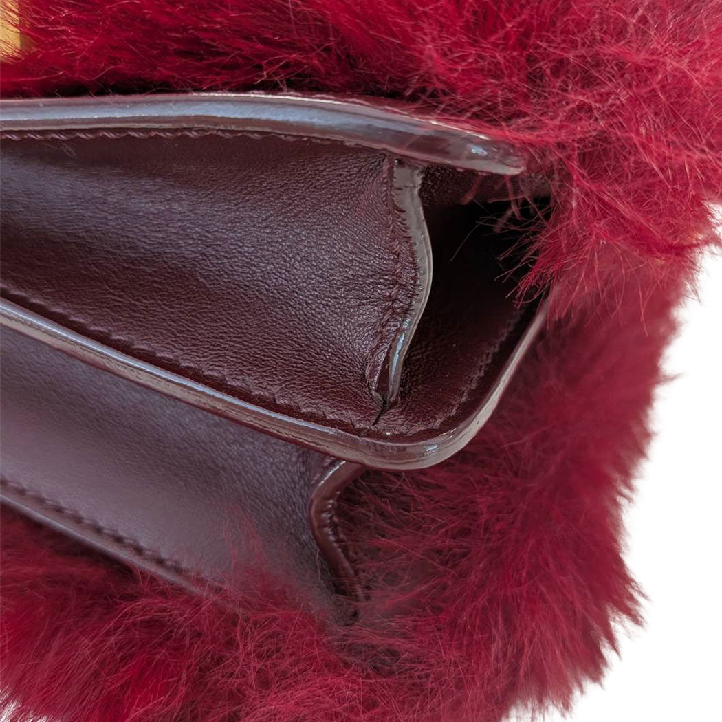 JIMMY CHOO ジミーチュウ マデリン ショルダーバッグ レッド レザー レディース 【中古】
