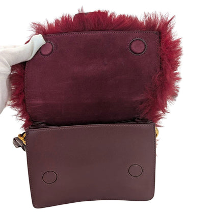 JIMMY CHOO ジミーチュウ マデリン ショルダーバッグ レッド レザー レディース 【中古】