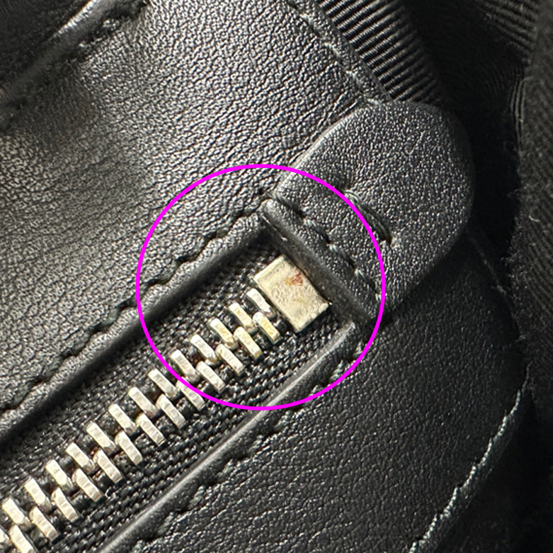 Ferragamo フェラガモ 2wayバッグ ヴァラリボン ブラック レザー レディース 【中古】