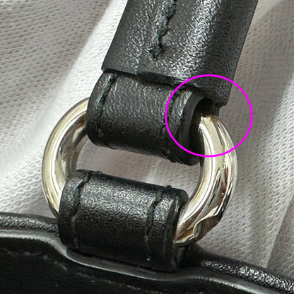 Ferragamo フェラガモ 2wayバッグ ヴァラリボン ブラック レザー レディース 【中古】