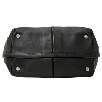 Ferragamo フェラガモ 2wayバッグ ヴァラリボン ブラック レザー レディース 【中古】