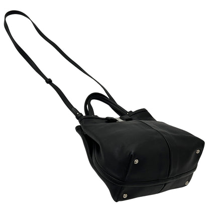 Ferragamo フェラガモ 2wayバッグ ヴァラリボン ブラック レザー レディース 【中古】