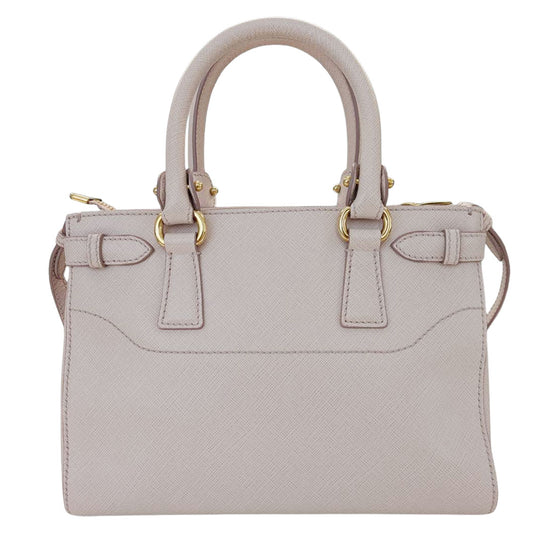 Ferragamo フェラガモ 2wayバッグ ダブルガンチーニ ピンク ゴールド EE-21 E428 レザー レディース 【中古】