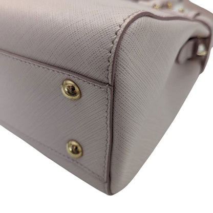 Ferragamo フェラガモ 2wayバッグ ダブルガンチーニ ピンク ゴールド EE-21 E428 レザー レディース 【中古】