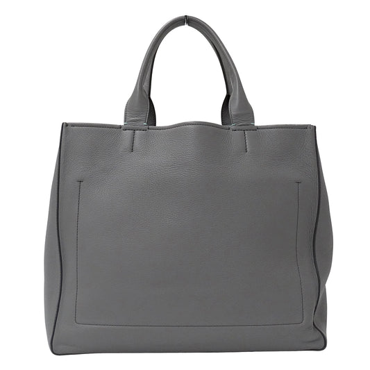 TIFFANY&Co. ティファニー 2wayバッグ グレー レザー レディース 【中古】