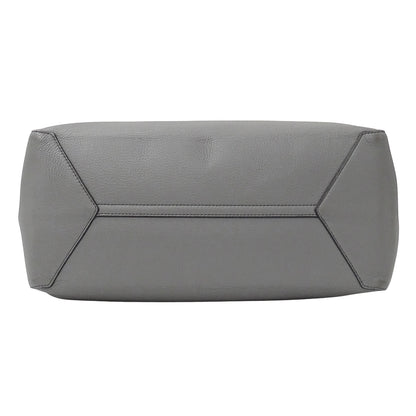 TIFFANY&Co. ティファニー 2wayバッグ グレー レザー レディース 【中古】
