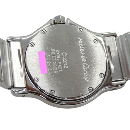 Cartier カルティエ サントス オクタゴン LM W2001583 メンズ 腕時計 デイト クオーツ SS YG 磨き済み【中古】