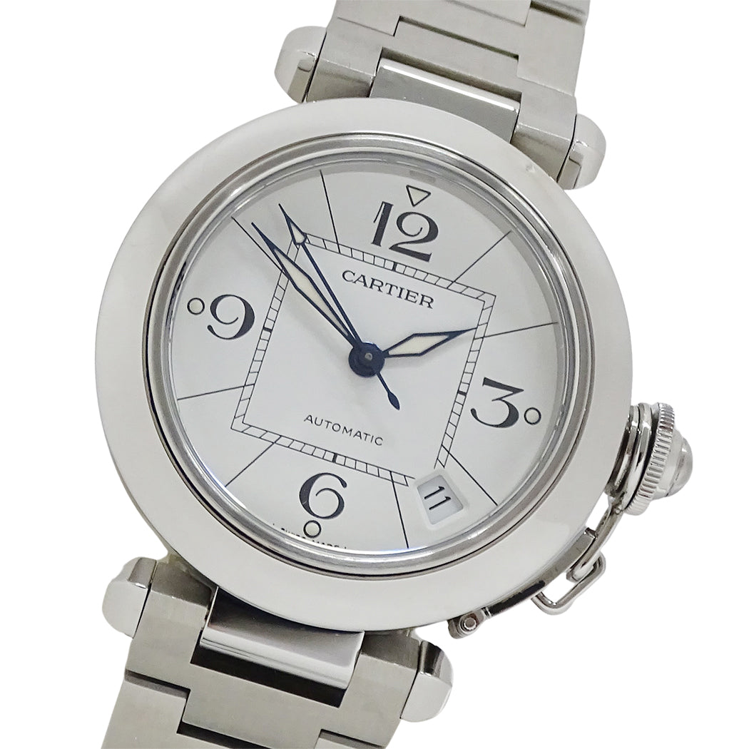 Cartier カルティエ パシャC W31074M7 ボーイズ 腕時計 自動巻き AT ステンレス 磨き済み【中古】