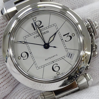 Cartier カルティエ パシャC W31074M7 ボーイズ 腕時計 自動巻き AT ステンレス 磨き済み【中古】