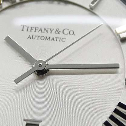 TIFFANY&Co. ティファニー アトラスドーム Z1830.68.10A21A50A レディース 腕時計 デイト 自動巻き SS レザー 磨き済み【中古】