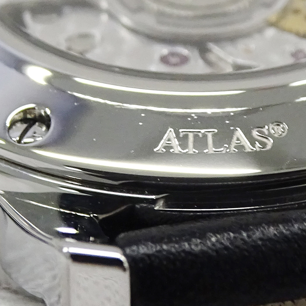 TIFFANY&Co. ティファニー アトラスドーム Z1830.68.10A21A50A レディース 腕時計 デイト 自動巻き SS レザー 磨き済み【中古】