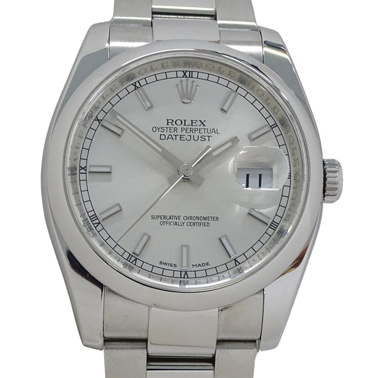ROLEX ロレックス デイトジャスト 116200 M番 メンズ 腕時計 自動巻き AT ステンレス 磨き済み【中古】