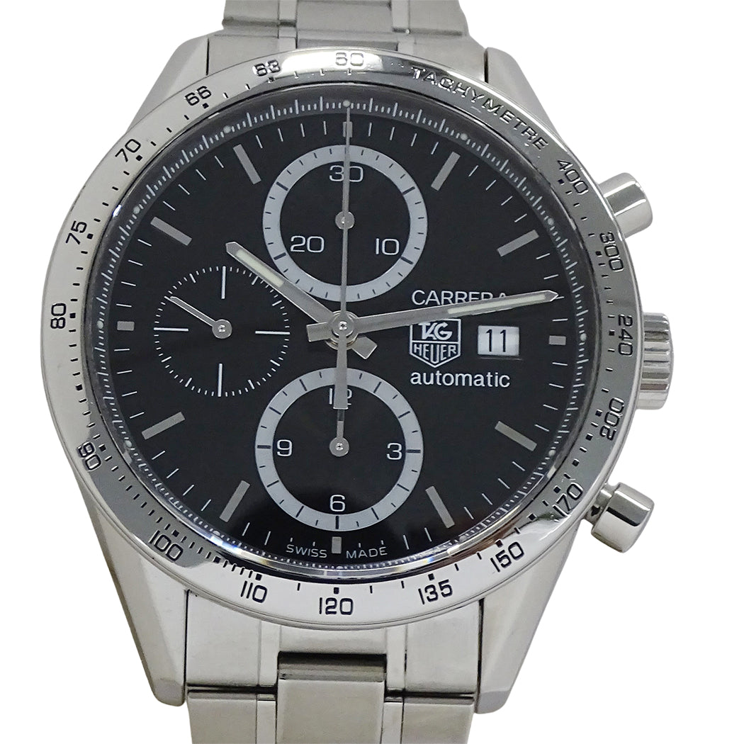 TAG Heuer タグホイヤー カレラ CV2016-1 BA0786 メンズ 腕時計 キャリバー16 自動巻き SS 磨き済み【中古】