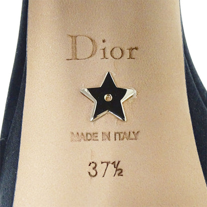Dior ディオール D-Lane プラットフォームサンダル サンダル ブラック サテン レディース 【中古】