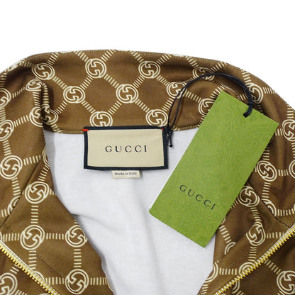 GUCCI グッチ インターロッキングG テクニカルジャージードレス ワンピース ブラウン 678689 ポリエステル レディース 【中古】