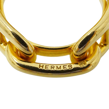 HERMES エルメス ルガテ スカーフリング メタル ゴールド レディース 【中古】