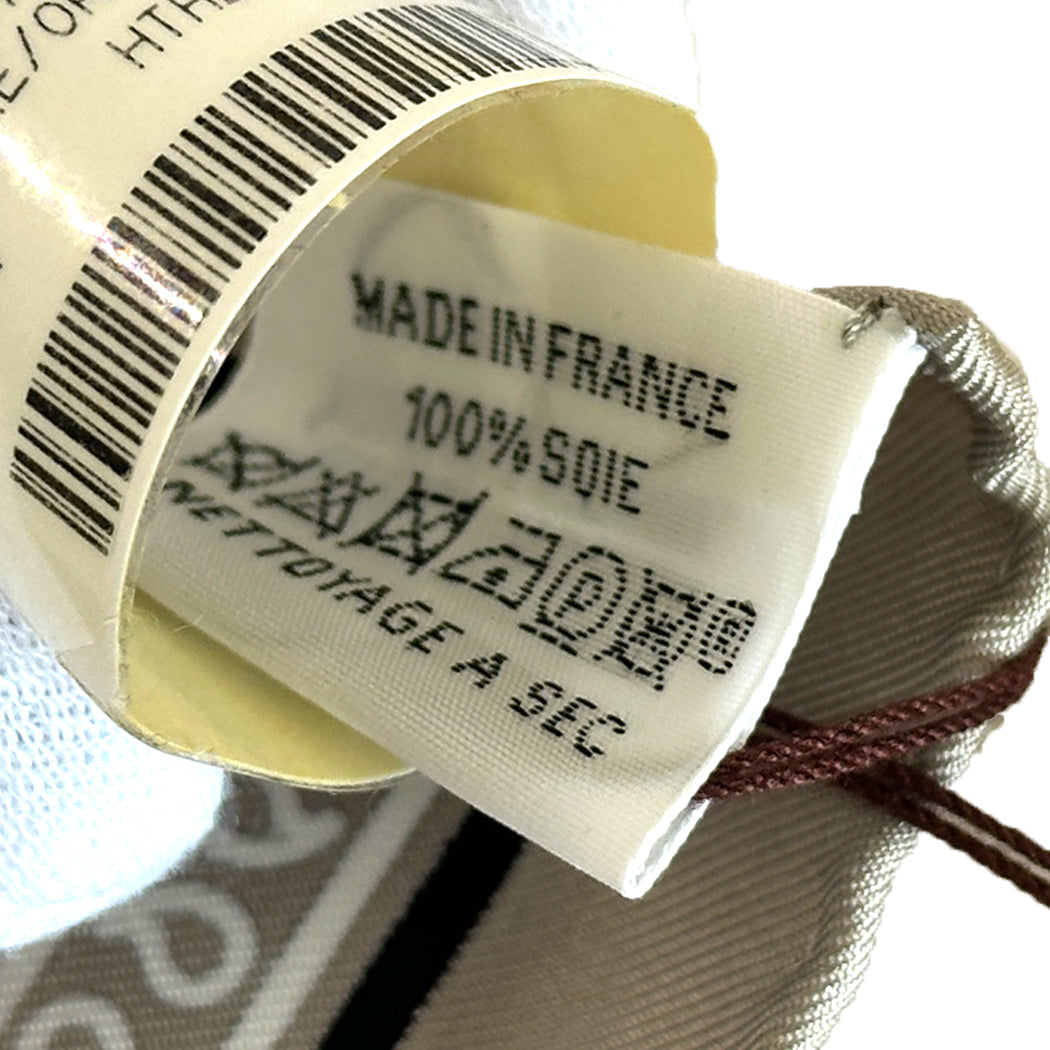 HERMES エルメス カレ55 Hermes Paris Station エルメス・パリ・ステーション スカーフ グレー オレンジ シルク レディース 【中古】
