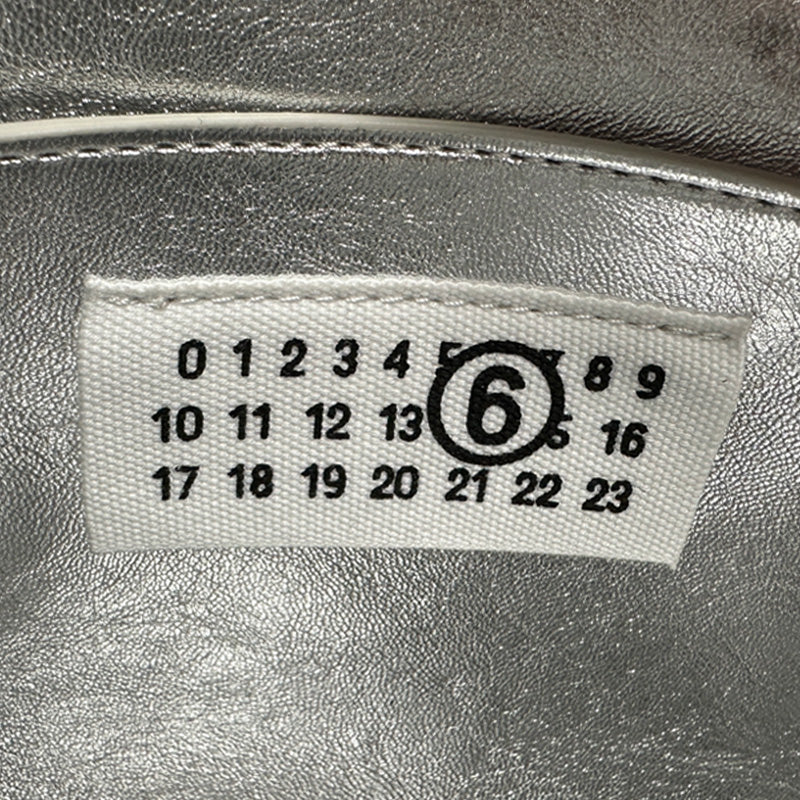 Maison Margiela メゾン マルジェラ バウレットＪ ミディアム ショルダーバッグ MM6 エムエムシックス ブラック レザー レディース 【中古】