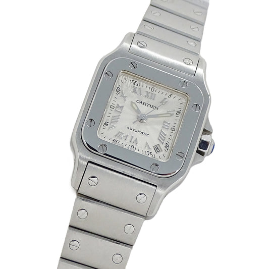 Cartier カルティエ サントスガルベ SM W20044D6 レディース 腕時計 自動巻き AT ステンレス 磨き済み【中古】