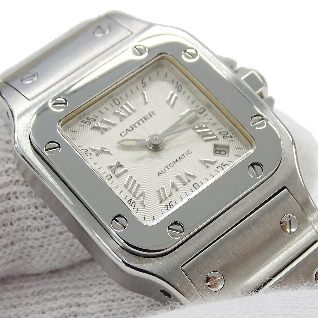 Cartier カルティエ サントスガルベ SM W20044D6 レディース 腕時計 自動巻き AT ステンレス 磨き済み【中古】