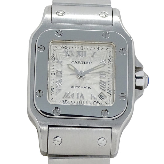 Cartier カルティエ サントスガルベ SM W20044D6 レディース 腕時計 自動巻き AT ステンレス 磨き済み【中古】