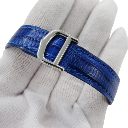 Cartier カルティエ マストヴァンドーム LM ヴェルメイユ W1007065 ボーイズ 腕時計 クオーツ QZ 925 レザー 磨き済み【中古】