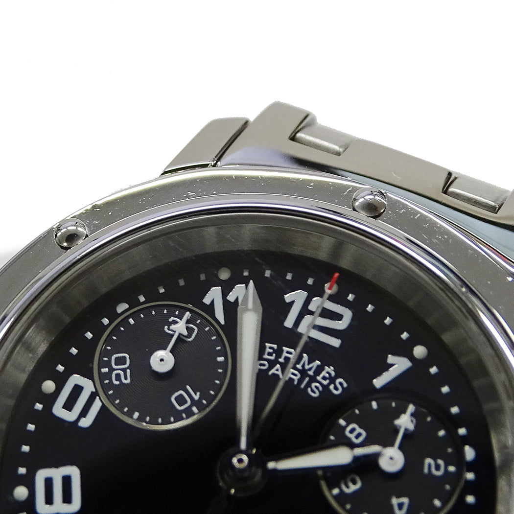 HERMES エルメス クリッパー CL1.310 レディース 腕時計 クオーツ QZ ステンレス 磨き済み【中古】