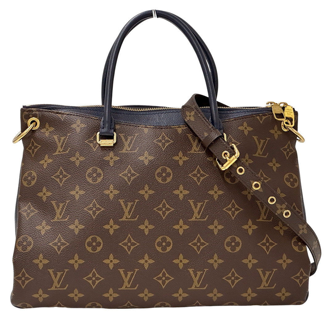 LOUIS VUITTON ルイ・ヴィトン パラス 2wayバッグ モノグラム マリーヌ M44042 レディース 【中古】