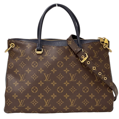 LOUIS VUITTON ルイ・ヴィトン パラス 2wayバッグ モノグラム マリーヌ M44042 レディース 【中古】