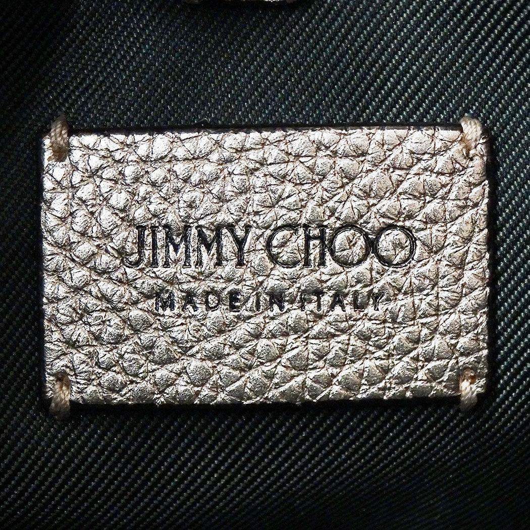 JIMMY CHOO ジミーチュウ ミニペガシ 2wayバッグ シャンパンゴールド レザー レディース 【中古】