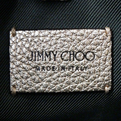 JIMMY CHOO ジミーチュウ ミニペガシ 2wayバッグ シャンパンゴールド レザー レディース 【中古】
