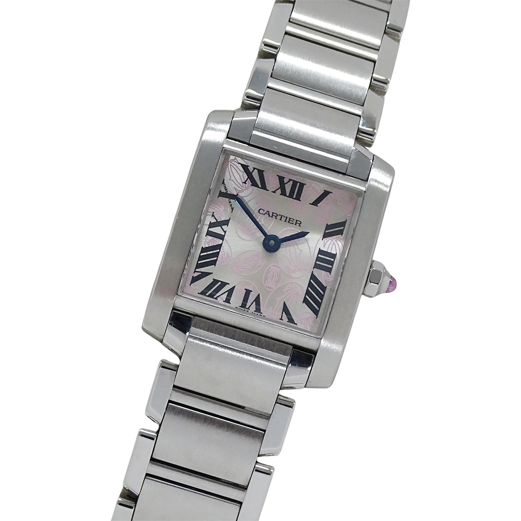 Cartier カルティエ タンクフランセーズ W51031Q3 レディース 腕時計 2006年クリスマス限定 クオーツ QZ ステンレス 磨き済み【中古】