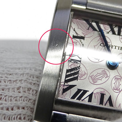 Cartier カルティエ タンクフランセーズ W51031Q3 レディース 腕時計 2006年クリスマス限定 クオーツ QZ ステンレス 磨き済み【中古】
