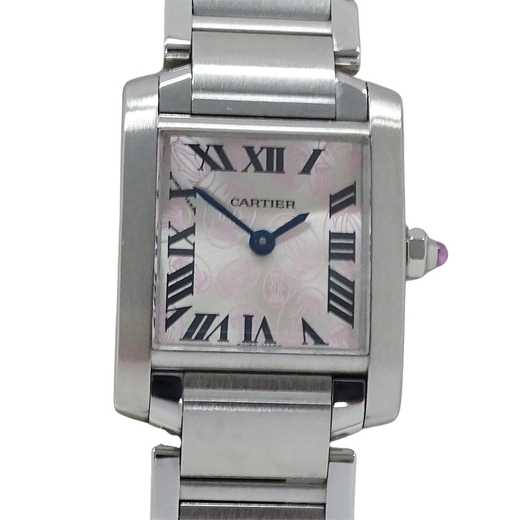 Cartier カルティエ タンクフランセーズ W51031Q3 レディース 腕時計 2006年クリスマス限定 クオーツ QZ ステンレス 磨き済み【中古】