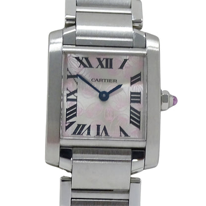 Cartier カルティエ タンクフランセーズ W51031Q3 レディース 腕時計 2006年クリスマス限定 クオーツ QZ ステンレス 磨き済み【中古】