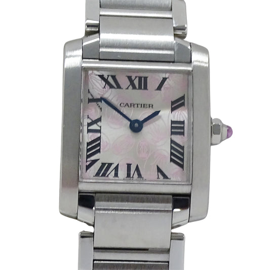 Cartier カルティエ タンクフランセーズ W51031Q3 レディース 腕時計 2006年クリスマス限定 クオーツ QZ ステンレス 磨き済み【中古】