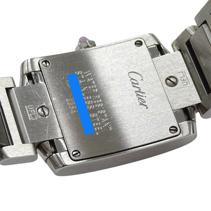 Cartier カルティエ タンクフランセーズ W51031Q3 レディース 腕時計 2006年クリスマス限定 クオーツ QZ ステンレス 磨き済み【中古】
