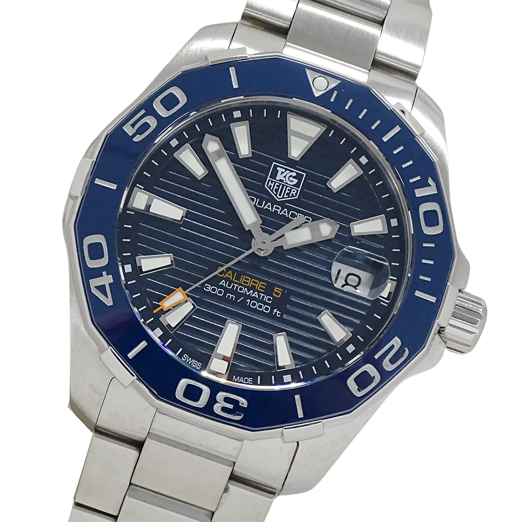 TAG Heuer タグホイヤー アクアレーサー WAY211C BA0928 メンズ 腕時計 デイト 自動巻き AT磨き済み【中古】