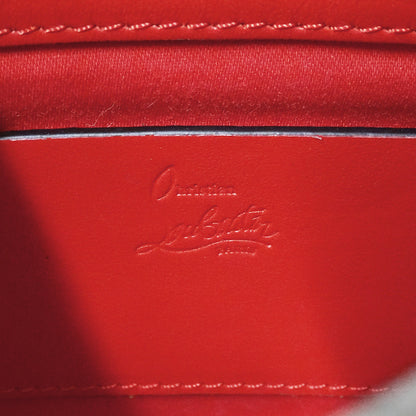 Christian Louboutin クリスチャンルブタン カラスカイ ミニ ショルダーバッグ ベージュ レザー レディース 【中古】