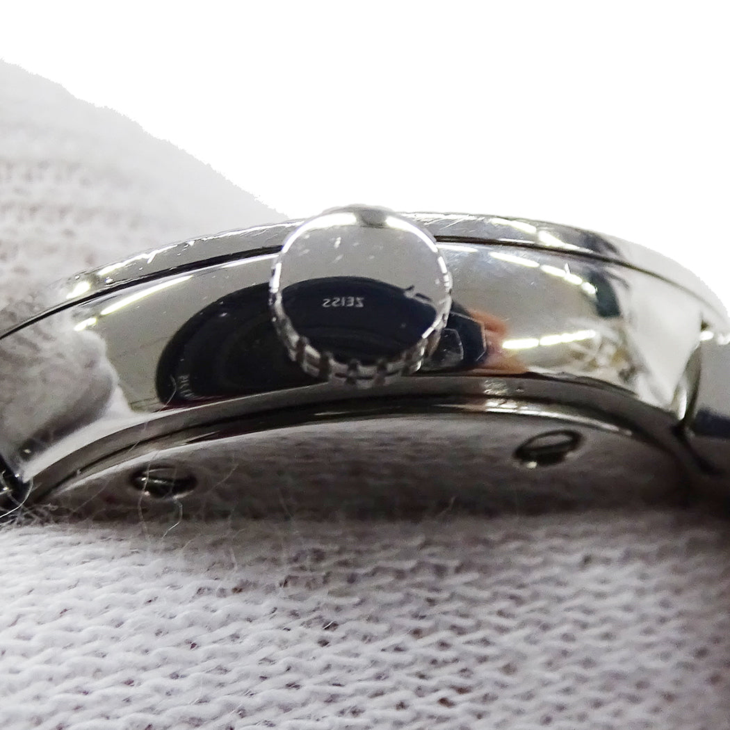 Dior ディオール ラ ベイビー ディ CD41110 レディース 腕時計 12Pダイヤ シェル クオーツ SS 磨き済み【中古】
